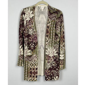 Chico's Ikat Cardigan Size 0